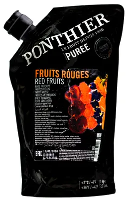 Produktbild von Ponthier ROTE FRÜCHTE PÜREE Frucht-Mark-Püree 1 Kg