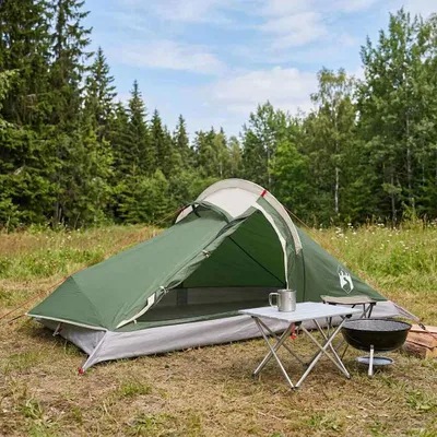 Produktbild von Möbel Trekkingzelt Grün 2-Personen 185T Polyester mit PolyurethanBeschichtung - Campingzelte CC2123