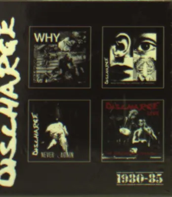 Obrázok produktu pre Cherry Red Records Discharge: 1980-85, 4CD Clamshell Boxset, Punk, CD, Discharge, Fyzické médiá, Dospelý