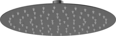 Produktbild von Avapax | Duschkopf Rund - 25 Cm - Edelstahl - Antikalkdüsen - Gun Metal Matt