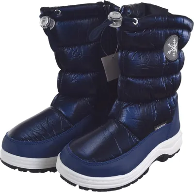 Produktbild von Jungen Winterstiefel Schneestiefel gefüttert Blau Größe 34