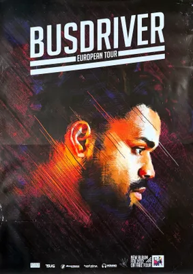 Produktbild von Busdriver – Europatournee 2012 – PLAKAT – 70x100 cm