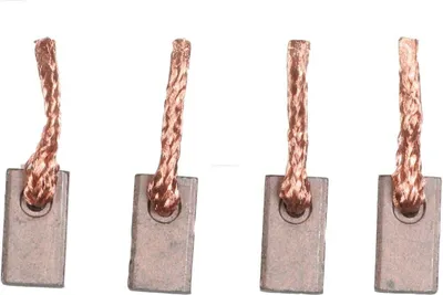 Produktbild von 4x AS-PL Anlasser-Kohlebürsten BSX75 für VW SHARAN (7M8, 7M9, 7M6) 6,80mm 10,00mm 17,20mm