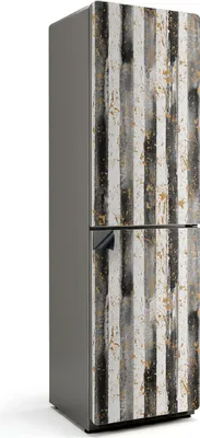 Zdjęcie produktu dla Abstrakcyjne pionowe paski - Magnetyczna osłona lodówki - Folia dekoracyjna magnetyczna do kuchni - Magnes na lodówkę deco - Samoprzylepna tablica magnetyczna - Folia magnetyczna na drzwi lodówki - 60x205 cm