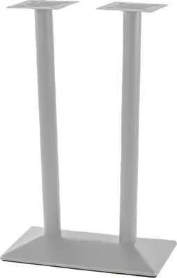 Produktbild von Refurbished Möbelretoure Tischgestell für Stehtische 40x70x110 cm Standfuß Doppelsäule Hoch silber
