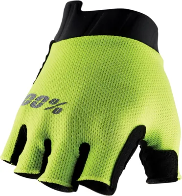 Obrázek produktu pro 100% SPEEDLAB Cyklistické rukavice bez prstů - EXCEEDA - žlutá XL