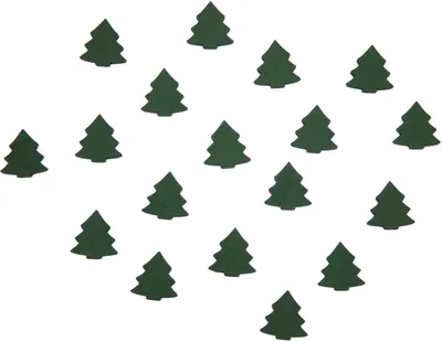 Produktbild von Oblique Unique 18 Holz Tannen Bäume Holzdeko Weihnachtsdeko Tischdeko Weihnachten - grün