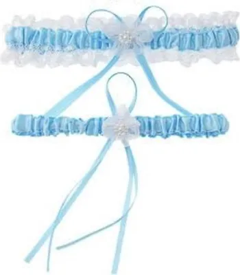 Immagine prodotto di Jumada's – Giarrettiera – Matrimonio – Addio al nubilato – Lingerie – Look sexy – Azzurro