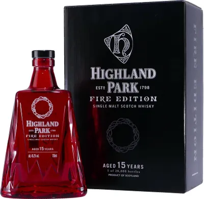 Produktbild von Highland Park Single Malt Scotch Whisky FIRE Edition 15 J