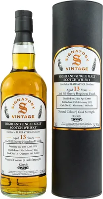 Produktbild von Blair Athol 13 Jahre - 2008/2022 - Signatory Vintage - Cask No. 12 - Single Malt Scotch Whisky
