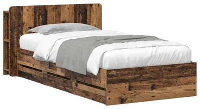 Immagine prodotto di Telaio del letto con storage Legno antico 80 x 200 cm