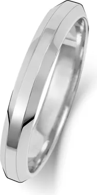 Produktbild von Platin 950 3mm Abgeschrägten Rand Herren/Damen - Trauring/Ehering/Hochzeitsring, 54 (17.2); TRS18928PT950RSN