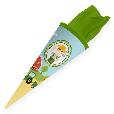 Produktbild von itenga Geschwister Schultüte 35cm "Bauer Traktor"