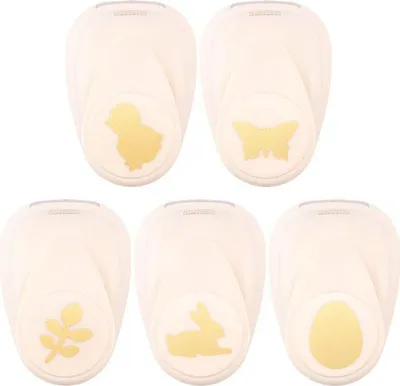 Produktbild von Vaessen Creative | Motivstanzer Set Ostern 5St.