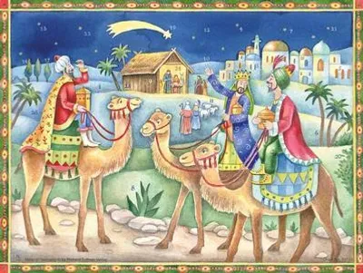 Image de Calendrier de l'Avent « Les Rois mages apportent des cadeaux »