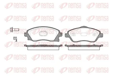 Produktbild von REMSA Bremsbeläge Satz Vorne Bremsklötze für OPEL Corsa C Schrägheck (X01) 0774.12