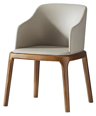 Produktbild von Stuhl 1x Ess Zimmer Polster Stuhl Sessel Fernseh Lounge Club Textil Sitz Leder