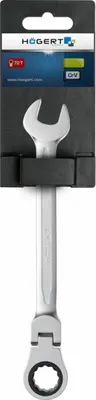 Produktbild von Hogert Technik Ratschen-Ringgabelschlüssel HT1R059 Chrom-Vanadium-Stahl 313g
