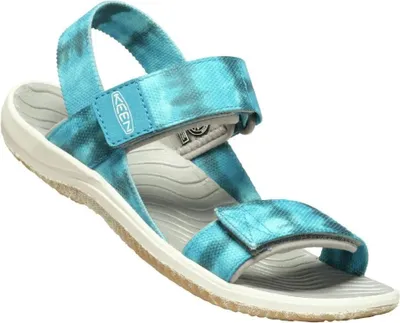 Produktbild von Keen Jr Elle Sandalen mit Fersenriemen in Sea Mosse-fjord Blue für Kinder