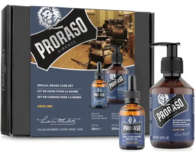 Productafbeelding van Geschenkset voor de volledige baard, Azur Lime