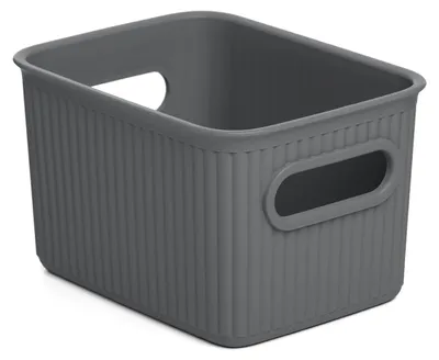Zdjęcie produktu dla TATAY 7010114 Kosz S 1,5 l Baobab, antracytowo-szary