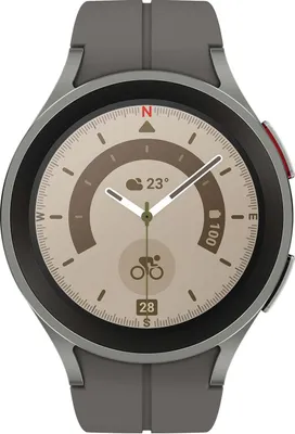 Produktbild von Samsung Galaxy Watch5 Pro 45mm Bluetooth + LTE Grey Titanium Sportband Grey Wie Neu