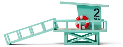 Image de Jouets en bois Candylab - Malibu Beach Tower - Figurine