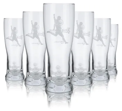 Produktbild von 6x König Pilsener Gläser Bier 0,3l Glas Bierkrug Biergläser "Torjäger"