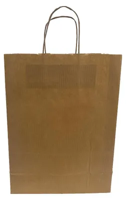 Produktbild von Papiertragetaschen Braun 26x12x35cm (50 Stück)