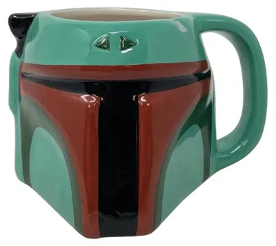 Produktbild von Star Wars - Kaffeebecher, Geformt, Boba Fett CD546 (Einheitsgröße) (Grün/Rot)