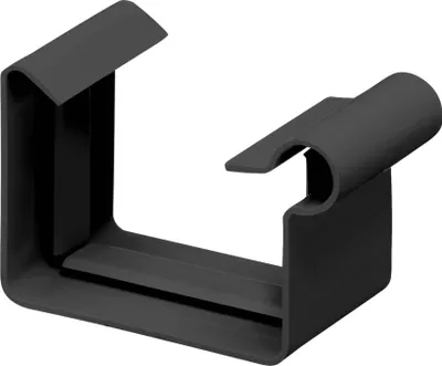 Produktbild von INEFA Rinnenverbinder Kastenrinne, PVC NW68 / 68mm Anthrazit Verbinder für Dachrinne Kunststoff, Dachrinnenzubehör,  Germany