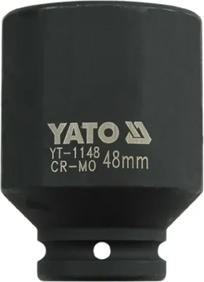 Produktbild von YATO Kraft-Stecknuss YT-1148 90mm Chrom-Molybdänstahl