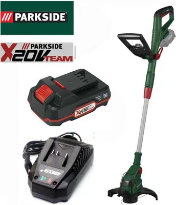 Produktbild von PARKSIDE Akku-Rasentrimmer PRTA 20-Li , mit Akku + Ladegerät, X 20 V Team
