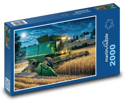 Obrázek produktu pro Puzzle 2000 Kombajn v obilí - martinpuzzle