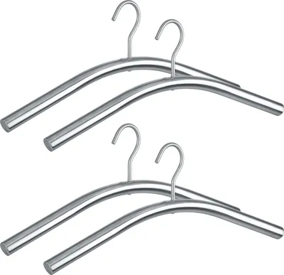 Produktbild von WENKO 4er Set Kleider Bügel DRY Hemden Wäsche Garderoben Hosen Jacken Sakkos