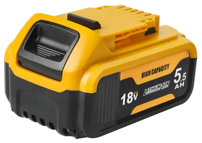 18V 5,5 Ah Akku für DeWalt 18V, Lithium-Ionen, LED-Anzeige