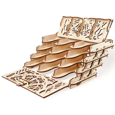 Produktbild von UGEARS 3D-Puzzle Kartenständer 77 Teile