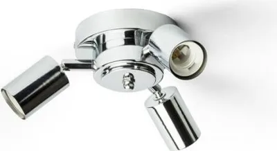 Produktbild von Deckenleuchte, Chrom, 230V, LED, E27, 3x15W