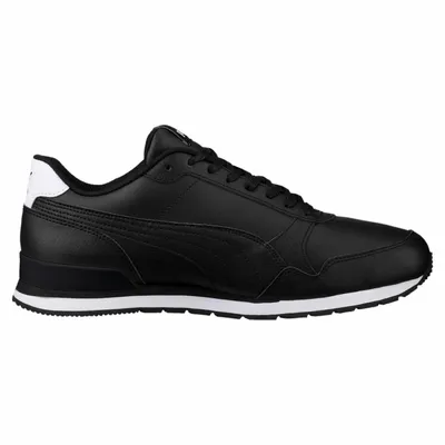 Produktbild von PUMA ST Runner v2, Uni, Erwachsener, Schwarz, Einfarbig, Schnürverschluss, Gummi