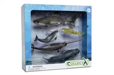 Immagine prodotto di COLLECTA Un set di 5 creature marine nella confezione 89671 Collecta