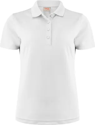 Produktbild von Poloshirt PrinterRED Smash Lady Rot Piqué mit Ton-in-Ton 4-Knopf-Verschluss