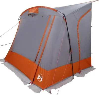 Produktbild von vidaXL Heckklappenzelt Grau und Orange 285 x 255 x 245 cm Taft