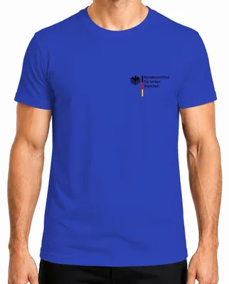 Productafbeelding van Bundesinstitut voor lekker bier, cadeau voor bierliefhebbers, heren T-shirt, blauw, maat S