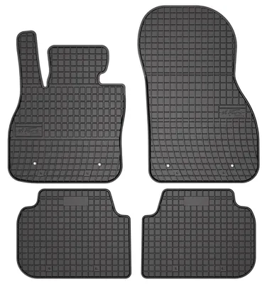 Produktbild von Gummi-Fußmatten für Mini Clubman R55 2006-2014 (Schrägheck) – 4-tlg, Schwarz, passgenau – Wielganizator SolidPRO
