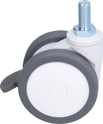 Produktbild von Silent Universal Wheel,Medizinische Gummiräder,Bürostuhlrollen,Gummistuhlrollen,Bürostuhlrad,Gewindestielrollen