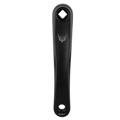 Immagine prodotto di manovella per bicicletta in lega di alluminio da 170 mm, manovella sinistra per catena singola (foro romboidale nero)