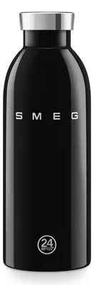 Produktbild von 0,5-liter-isolierwasserflasche aus schwarzem edelstahl Smeg WBF01BL