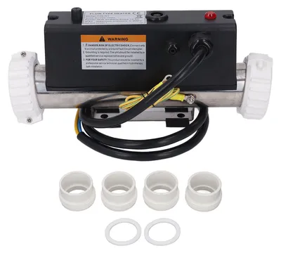 Produktbild von Poolheizung, elektrischer Whirlpool-Wasserthermostat mit Temperaturregelung, selbsterhitzend, für Spa-Badewanne, Schwimmen, festverdrahtet, 3 kW
