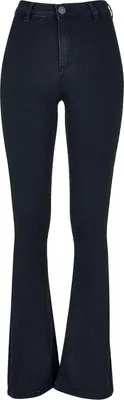 Produktbild von Urban Classics Jeans Damen Ladies Super Stretch Bootcut Denim Pants schwarz W27L33