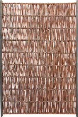 Produktbild von Zaun Hauptelement Konsta geflochtene Weide 120 x 180 cm geölt